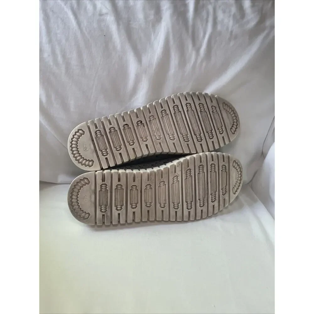 Ilse Jacobsen Tulip Perforated Slip-On Sneakers Gray Womens Size 40 10 Comfort